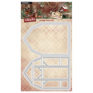 Studio Light Cottage Christmas Cutting Dies Cottage Barn Car