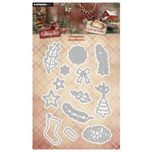 Studio Light Cottage Christmas Cutting Dies Christmas Decora
