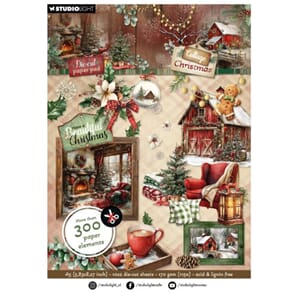 Studio Light Cottage Christmas A5 Die-Cut Paper Pad Elements
