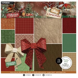 Studio Light Cottage Christmas Multi-Purpose Paper Pad Origa