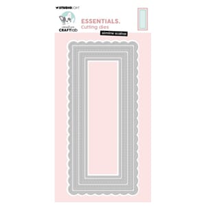 Creative Craftlab Slimline Scallop Essentials Cutting Die (C