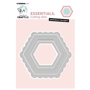 Creative Craftlab Peekaboo Hexagon Essentials Cutting Die (C