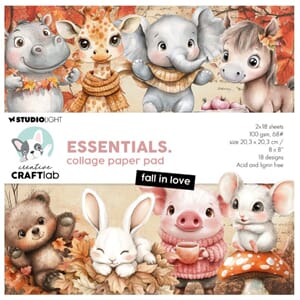 Creative Craftlab Fall in Love Essentials Collage Paper Pad