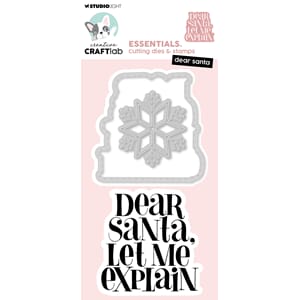 CCL Stamp & Cutting Die Dear Santa Essentials 130x64x1mm 3 P