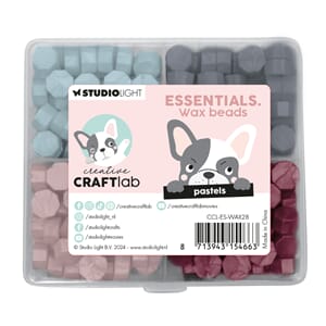CCL Wax Beads Pastels Essentials  127x65x20mm 10x7 GR nr.28