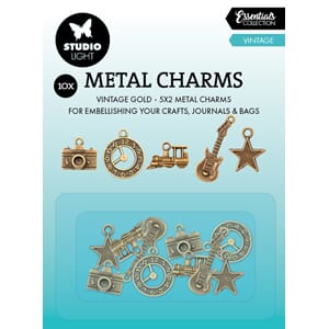Studio Light Vintage Essentials Metal Charms (10pcs) (SL-CO-