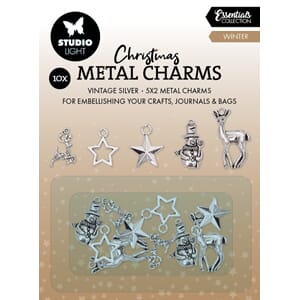 Studio Light Winter Christmas Metal Charms (10pcs) (SL-CO-CH