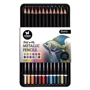 Studio Light Artist Quality Metallic Pencils (12pcs) (SL-CO-