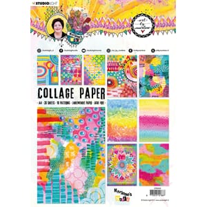 BM Collage Paper Pattern Paper Marlenes World 210x297mm nr.9