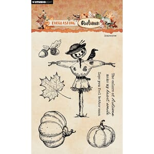 SL Clear Stamp Scarecrow Everlasting Autumn 105x148x1mm 10 P
