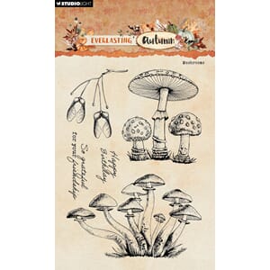SL Clear Stamp Mushrooms Everlasting Autumn 105x148x1mm 10 P