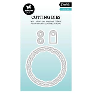 Studio Light Torn Edge Cutting Die Circle Tag (SL-ES-CD1090)