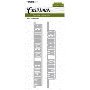 SL Cutting Dies Christmas Love sentiments Essentials 50x152x