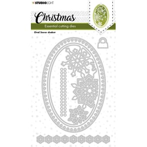 SL Cutting Dies Christmas Oval shaker Essentials 96x138x1mm