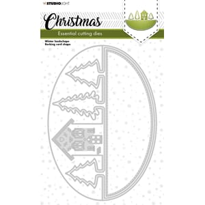 SL Cutting Dies Christmas Rocking card shape Essentials 202x
