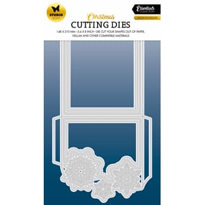 SL Cutting Die Snow envelope Essentials 132x270x1mm 9 PC nr.