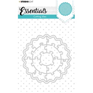 SL Cutting Die Puzzle circle Essentials 95x95mm nr.75