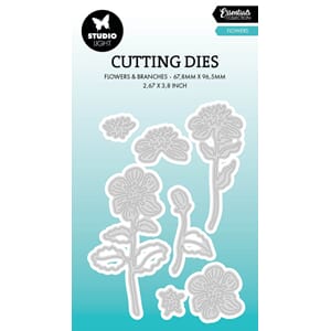 SL Cutting Die Flowers Essentials 67,8x96,5x1mm 7 PC nr.794