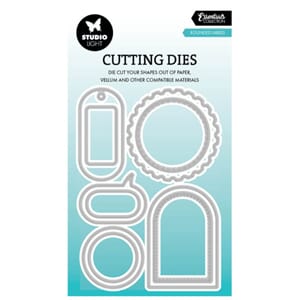 Studio Light Rounded Labels Essentials Cutting Die (SL-ES-CD