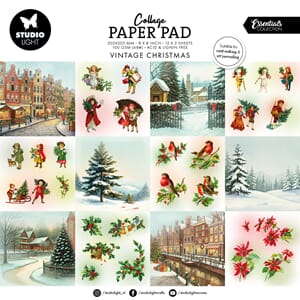 Studio Light Vintage Christmas Collage Paper Pad (SL-ES-CPP3