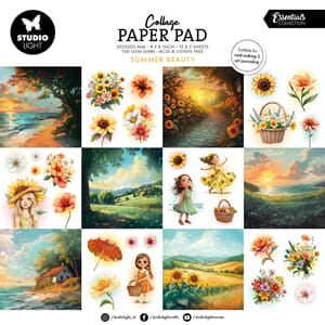 Studio Light Summer Beauty 8x8 Inch Collage Paper Pad (SL-ES