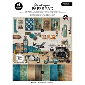Studio Light Gearhead Workshop A4 Essentials Die-Cut Paper P