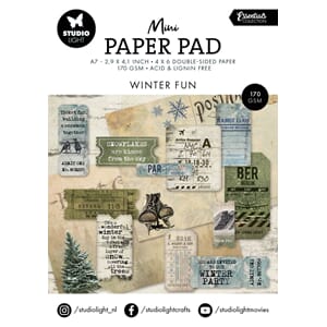 SL Mini Paper Pad Winter fun Essentials 74x10