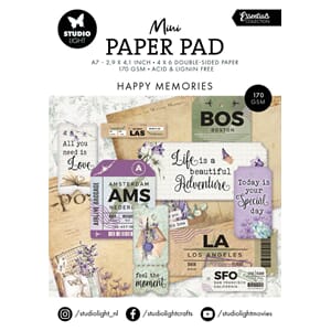 Studio Light Happy Memories A7 Essentials Mini Paper Pad (SL