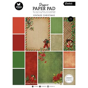 Studio Light Vintage Christmas Designer Paper Pad (SL-ES-DPP