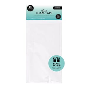 Studio Light Foam Tape Doublesided Squares Black 3x3mm (2178