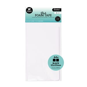 Studio Light Foam Tape Doublesided Squares Black 25x25mm (64
