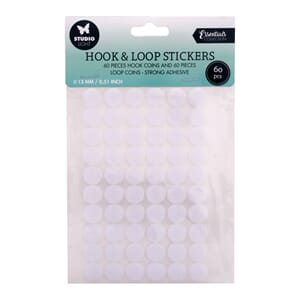 SL HOOK & LOOP stickers Round 13mm Essential Tools 120x190x2
