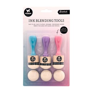 Studio Light Ink Blending Tools + Refill Foam Pads (3/3pcs)