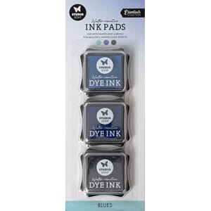 SL Water-reactive Ink Pads Blues Essentials