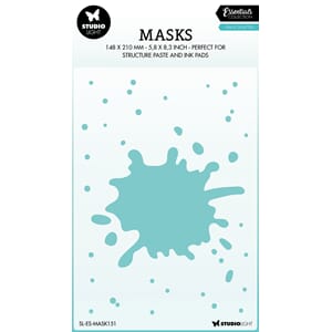SL Mask Paint splatter Essentials 150x210x1mm 1 PC nr.151