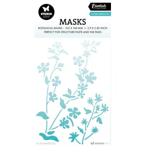 SL Mask Floral branch Essentials 105x148x1mm 1 PC nr.256