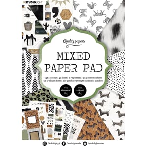 SL Mixed Paper Pad Pattern paper Essentials 148x210mm 42 SH
