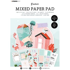 SL Mixed Paper Pad Pattern paper Essentials 148x210x9mm 42 S