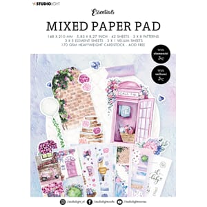 SL Mixed Paper Pad Pattern paper Essentials 148x210x9mm 42 S