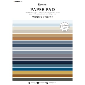 SL Paper Pad Double sided Unicolor Winter Forest Essentials