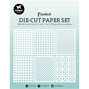 SL Paper set Die-cut paper sheets Essentials 108x140x6mm 18