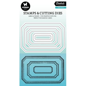 SL Stamp &Cutting dies Label frames Essentials 100x138x3mm 9