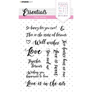 SL Clear Stamp Sentiments/Wishes - Love Essentials 105x148x3