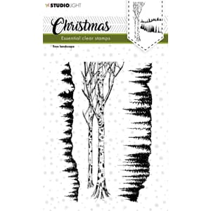 SL Clear Stamp  Christmas Tree landscape Essentials 105x148x