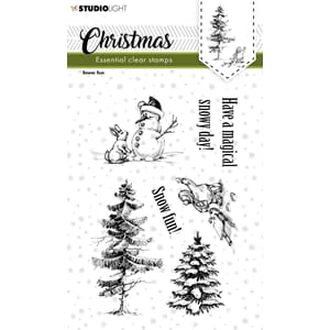 SL Clear Stamp  Christmas Snow fun Essentials 105x148x3mm 7