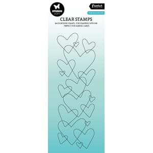 SL Clear Stamp Heart background Essentials 68x204x3mm 1 PC n