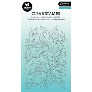 SL Clear Stamp Peonies Essentials 93x136x3mm 1 PC nr.541
