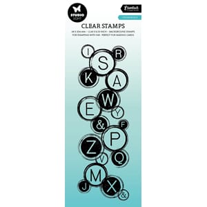 SL Clear Stamp Typewriter keys Essentials 68x204x3mm 1 PC nr