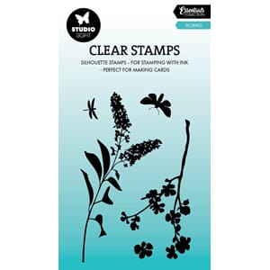 SL Clear Stamp Florals Essentials 62x93x3mm 5 PC nr.614