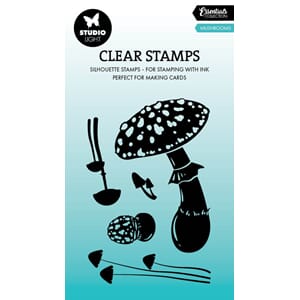 SL Clear Stamp Mushrooms Essentials 62x93x3mm 5 PC nr.708